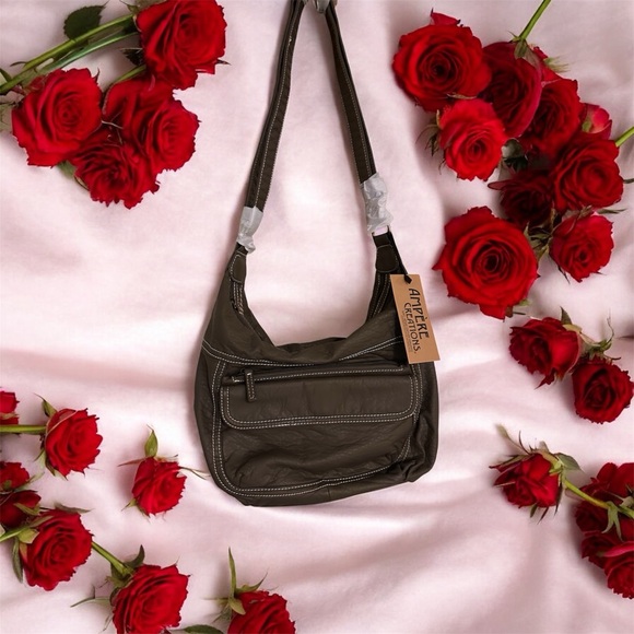 Ampere Creations Handbags - Ampere Creations  Women's Army green Crossbody Bag